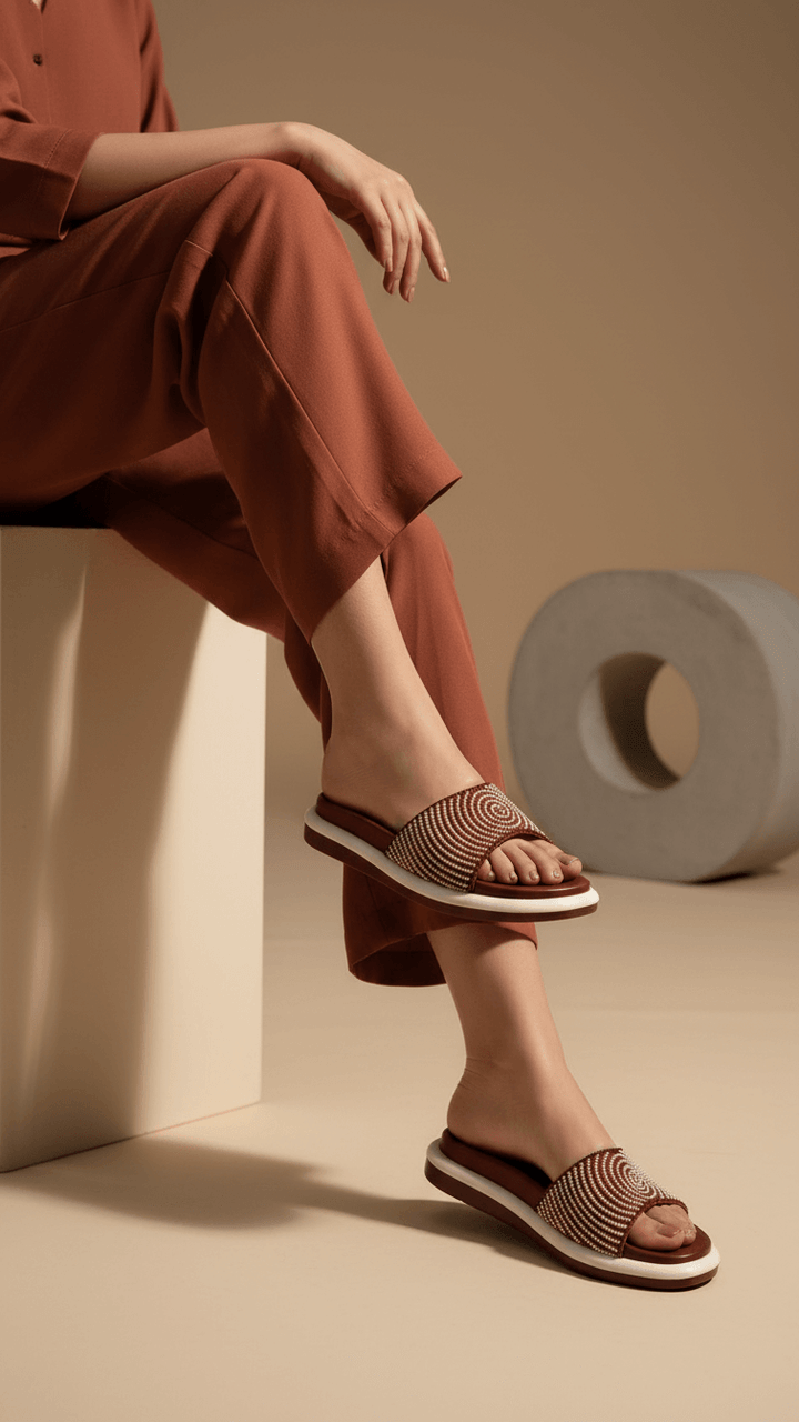 Maroon Formal Slipper PU0532