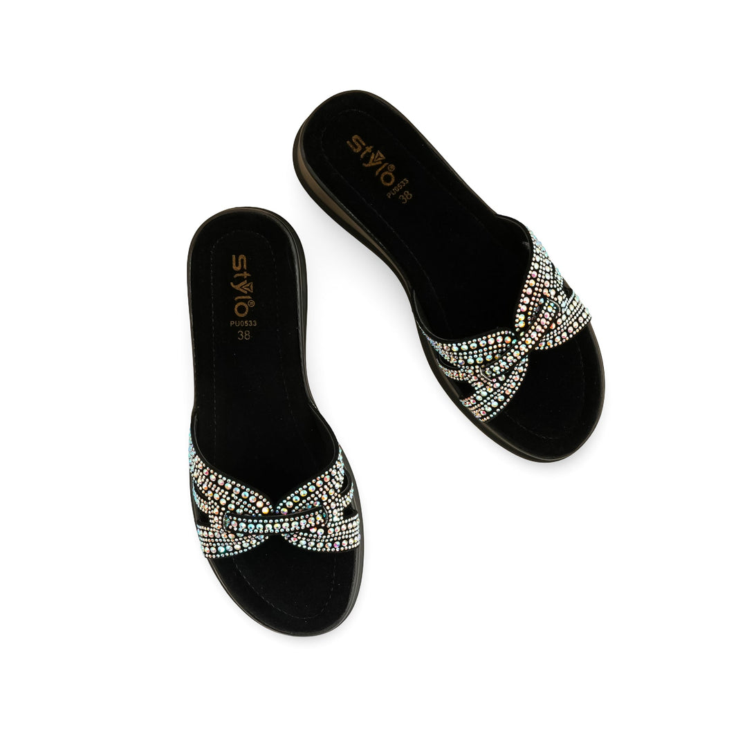 Black Formal Slipper PU0533
