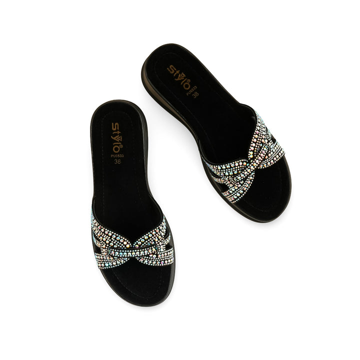 Black Formal Slipper PU0533
