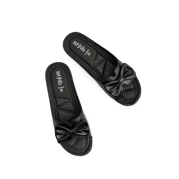 Black Formal Slipper PU0540