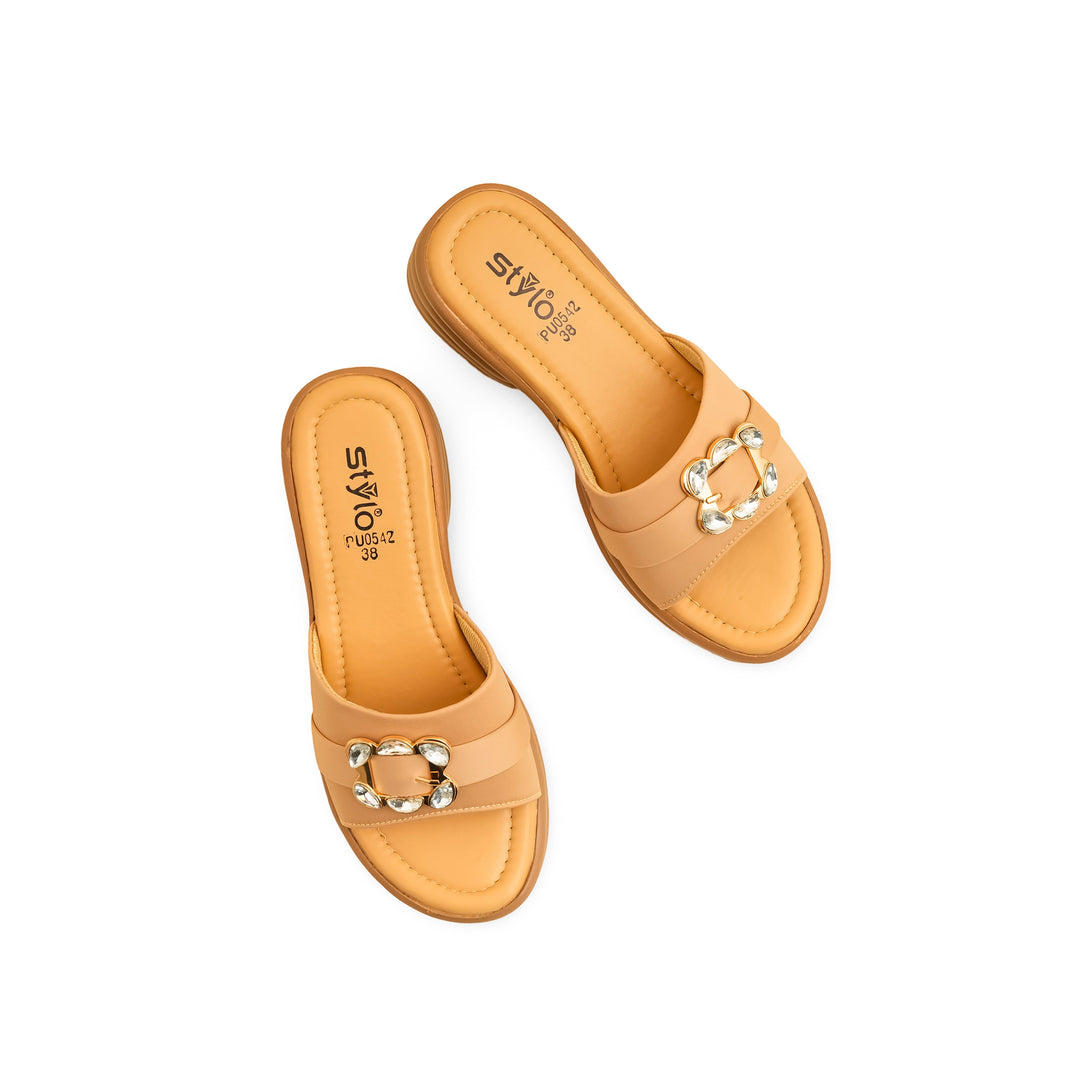 Beige Formal Women Slipper PU0542