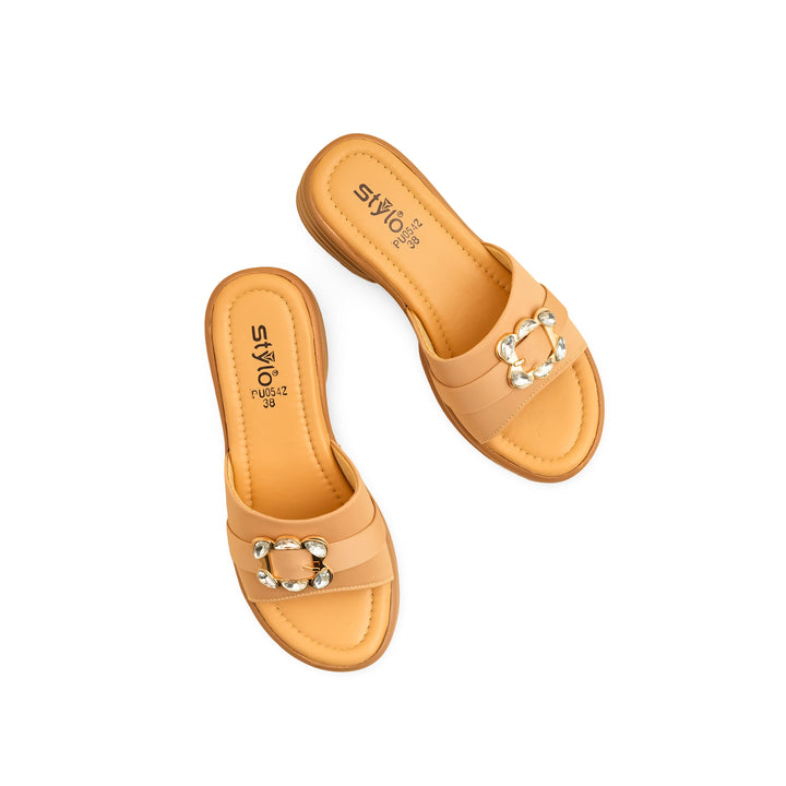 Beige Formal Women Slipper PU0542