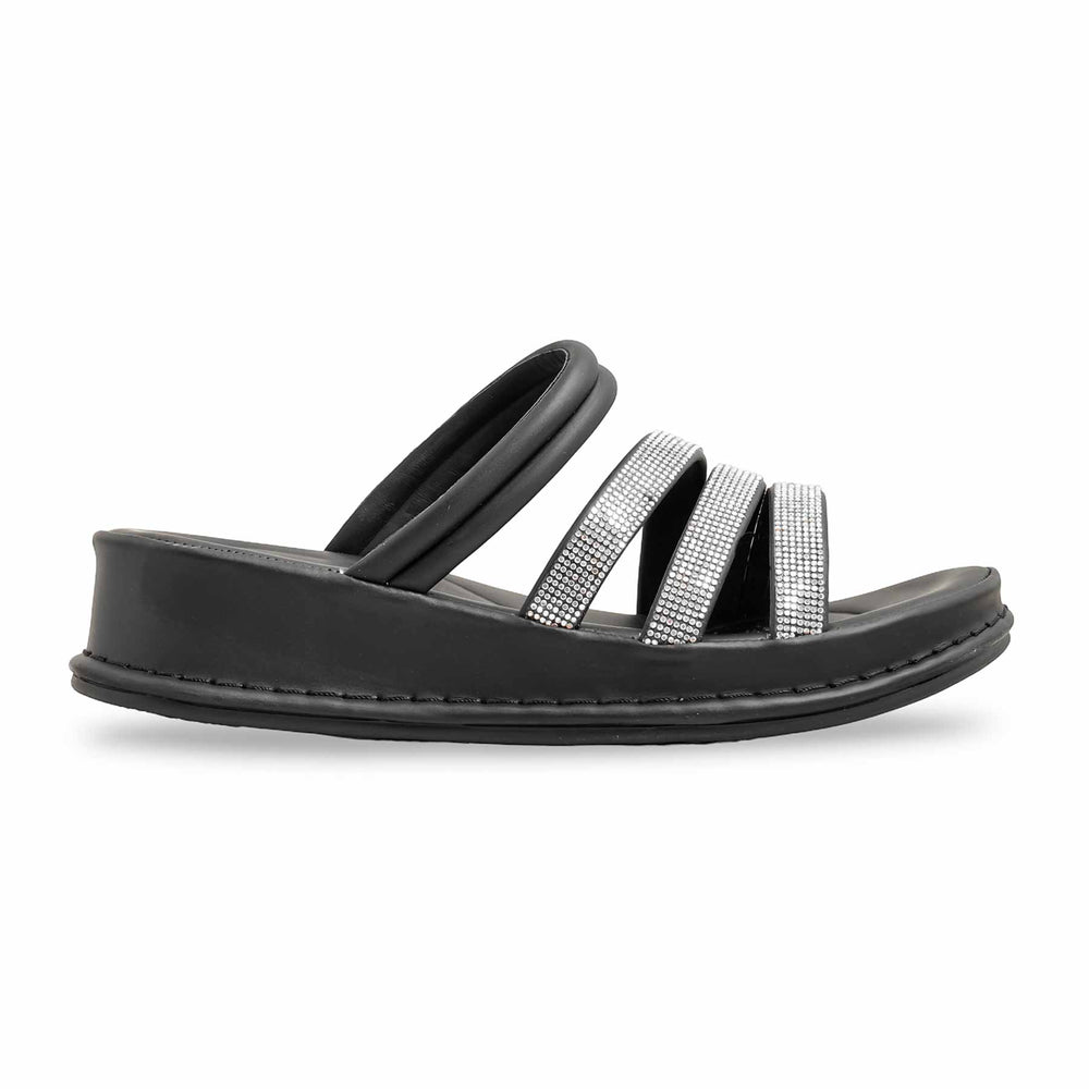 Black Formal Slipper PU0543