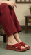 Maroon Formal Slipper PU0544