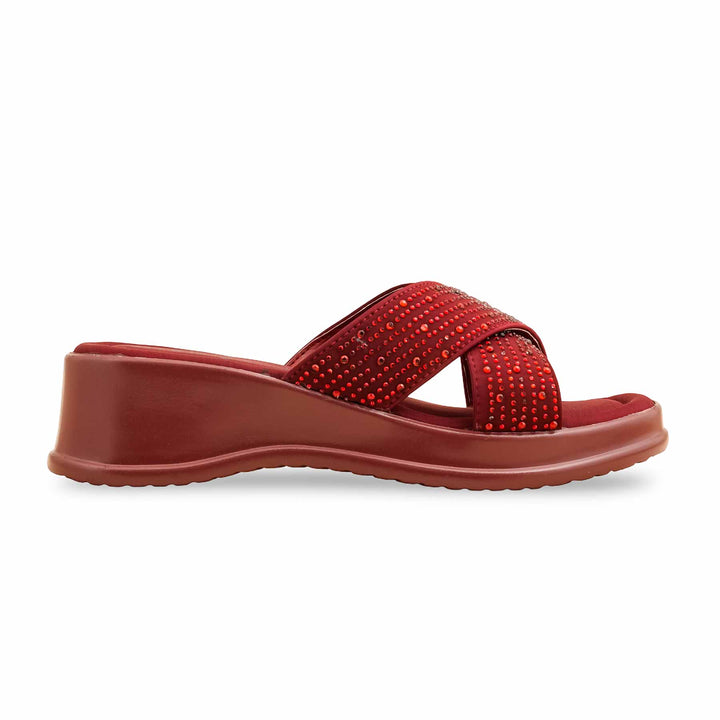 Maroon Formal Slipper PU0544