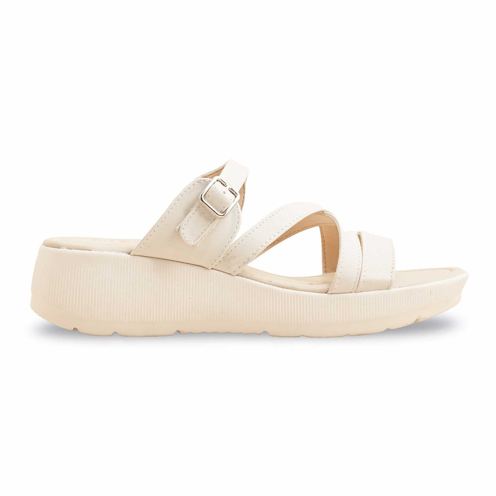 White Formal Slipper PU0556