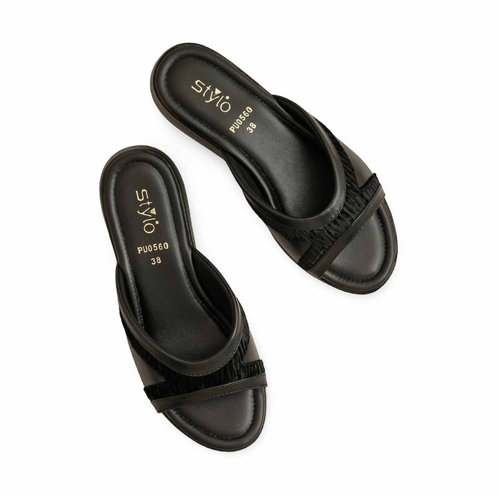 Black Formal Slipper PU0560