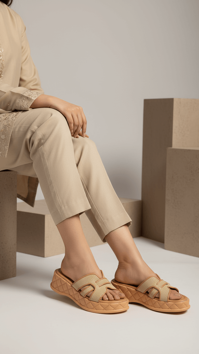 Beige Formal Slipper PU0562