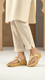 Beige Formal Chappal PU0566