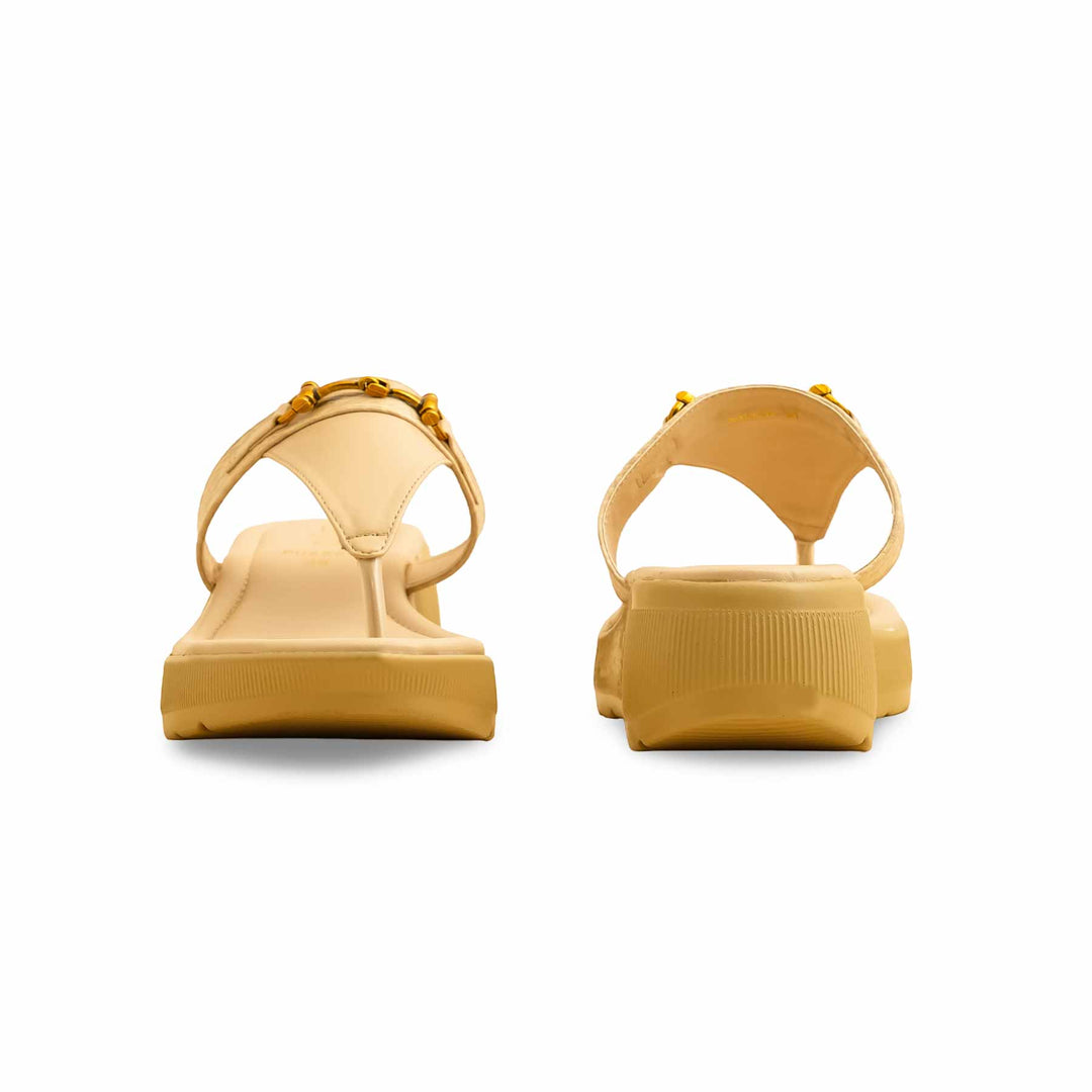 Beige Formal Chappal PU0566