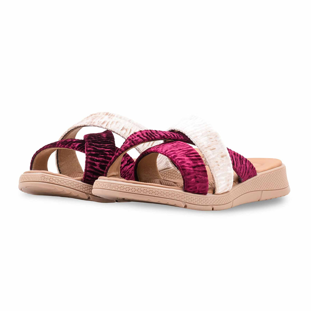 Maroon Formal Slipper For Ladies PU0567