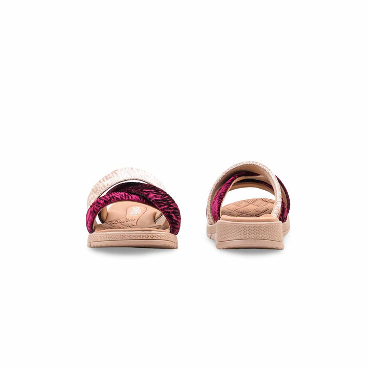 Maroon Formal Slipper For Ladies PU0567