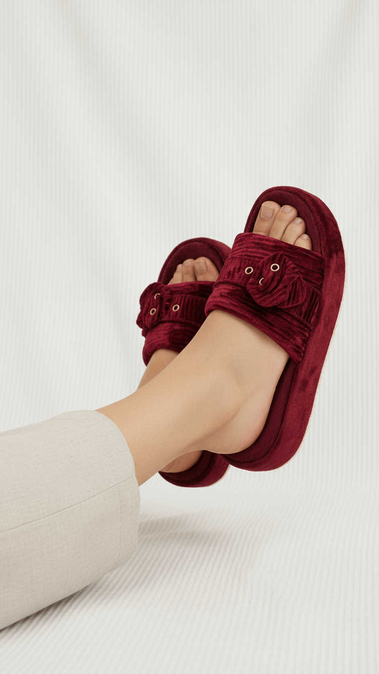 Maroon Formal Slipper PU0570