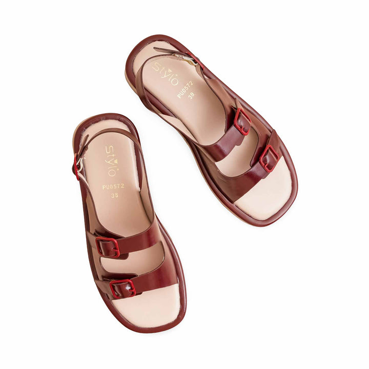 Maroon Formal Sandal PU0572