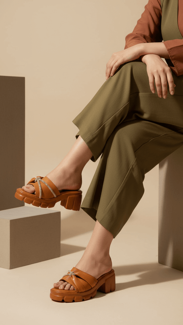 Mustard Formal Slipper PU0580