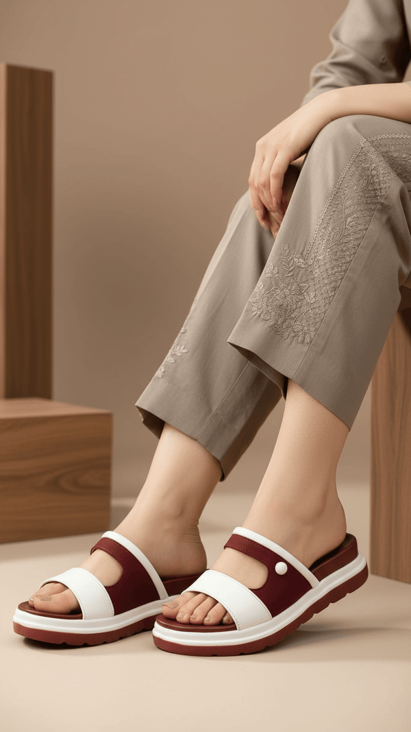 Maroon Formal Slipper PU0583