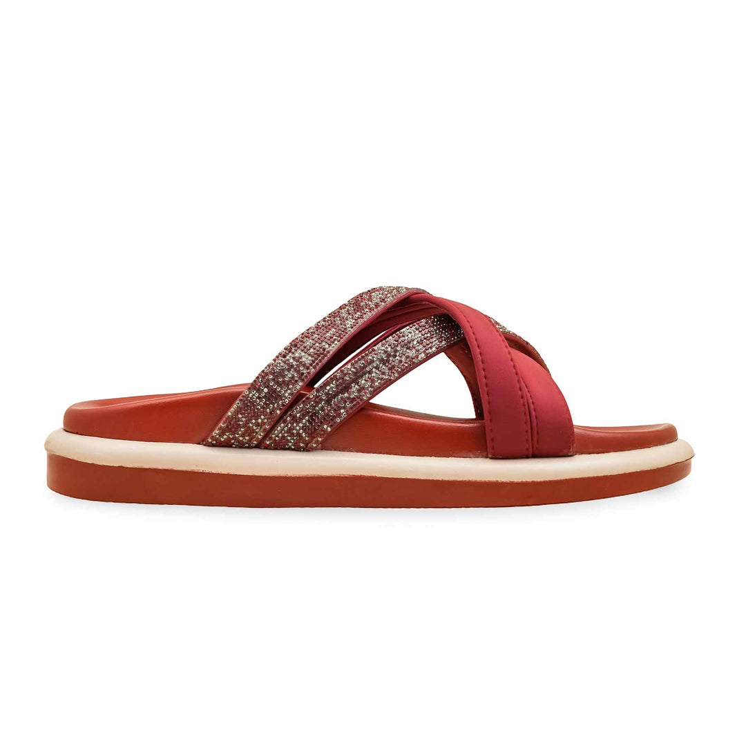 Maroon Formal Slipper For Ladies PU0584