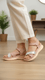 Pink Formal Sandal For Ladies PU0587