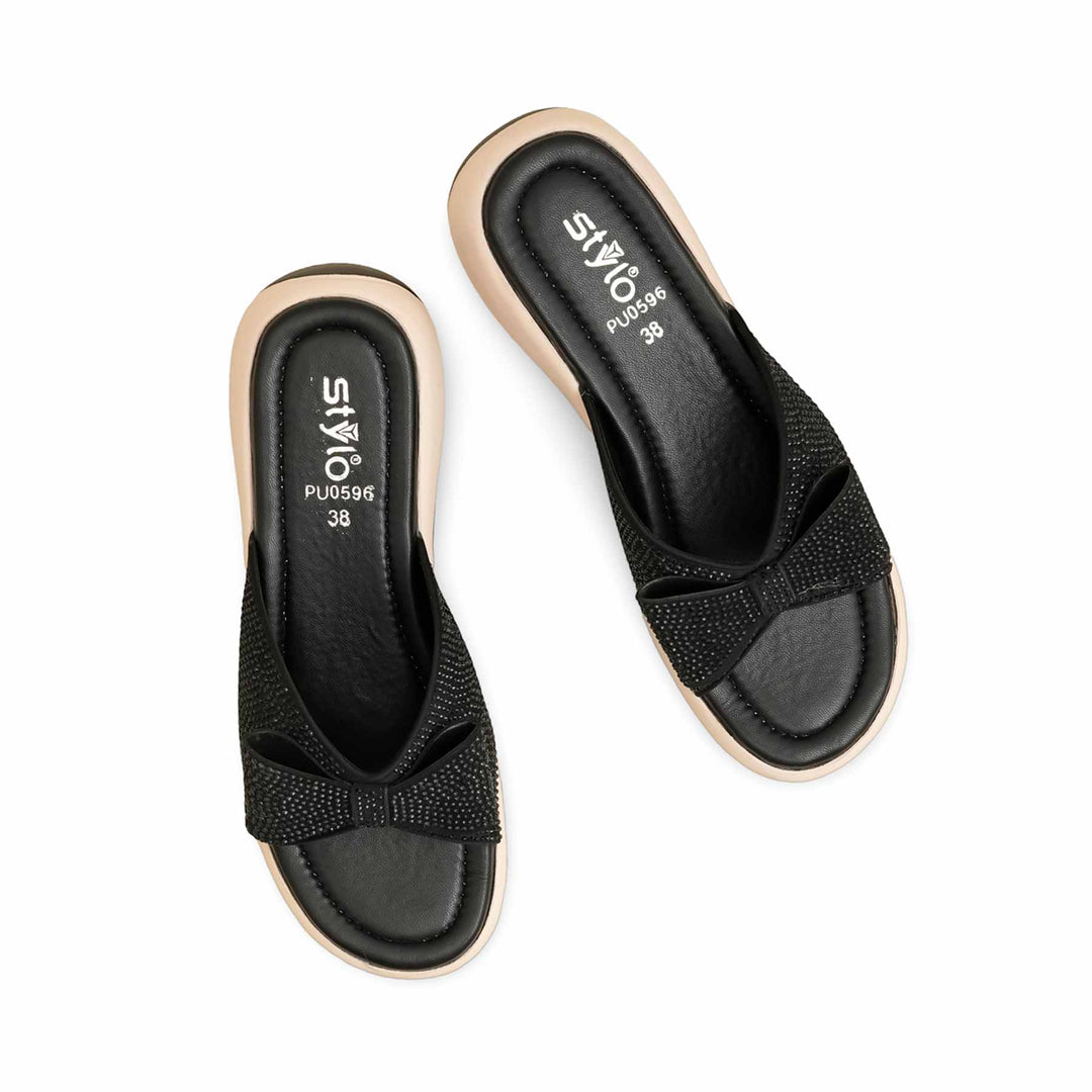 Black Formal Slipper PU0596