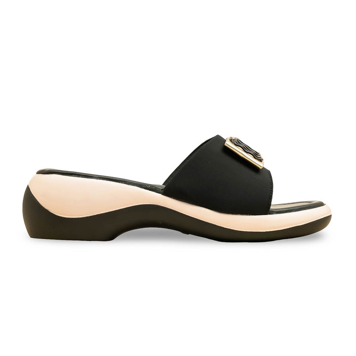 Black Formal Slipper For Women PU0597