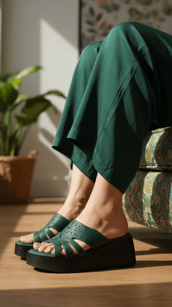 Green Formal Slipper PU0606