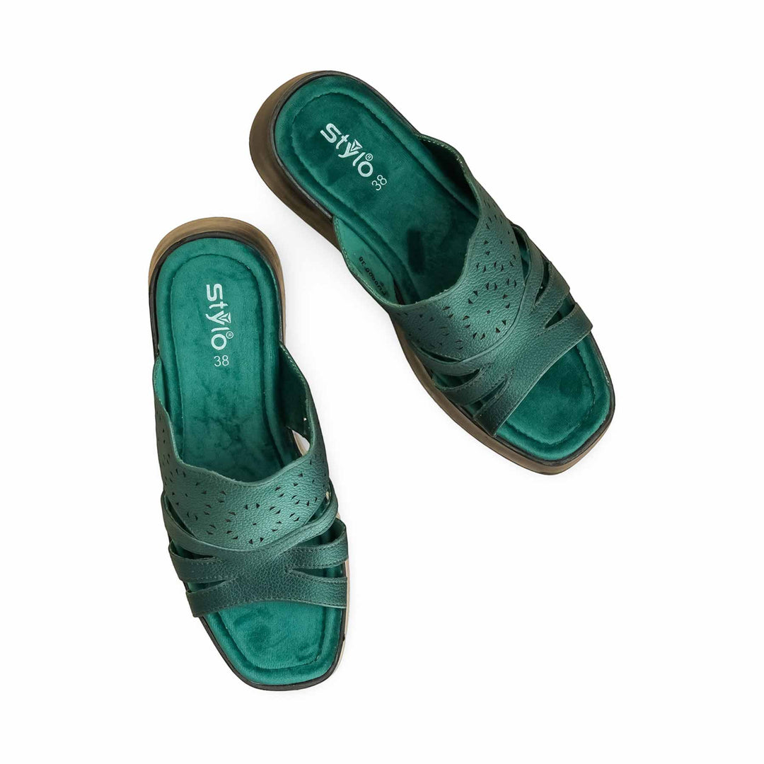 Green Formal Slipper PU0606
