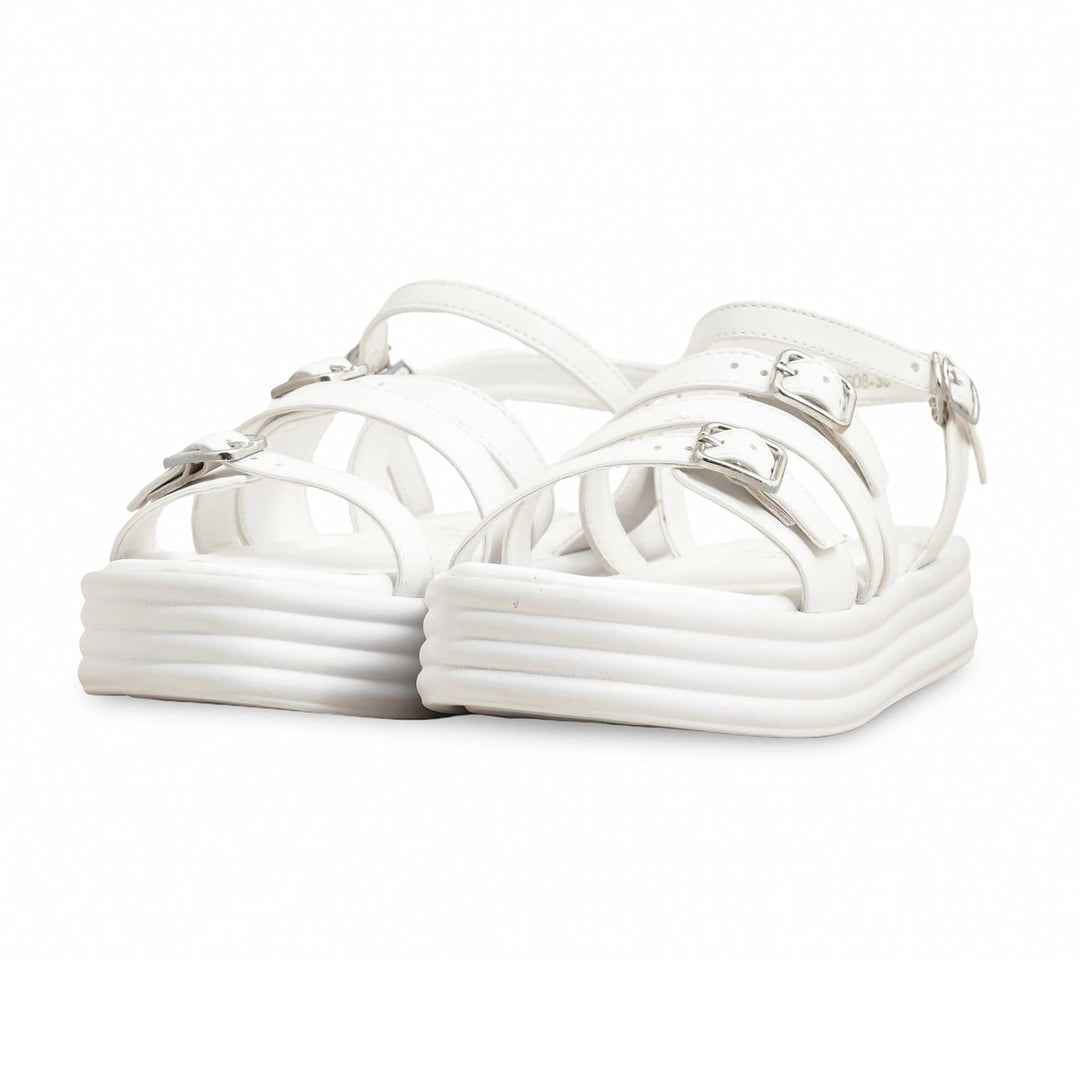 White Formal Women Sandal PU0608
