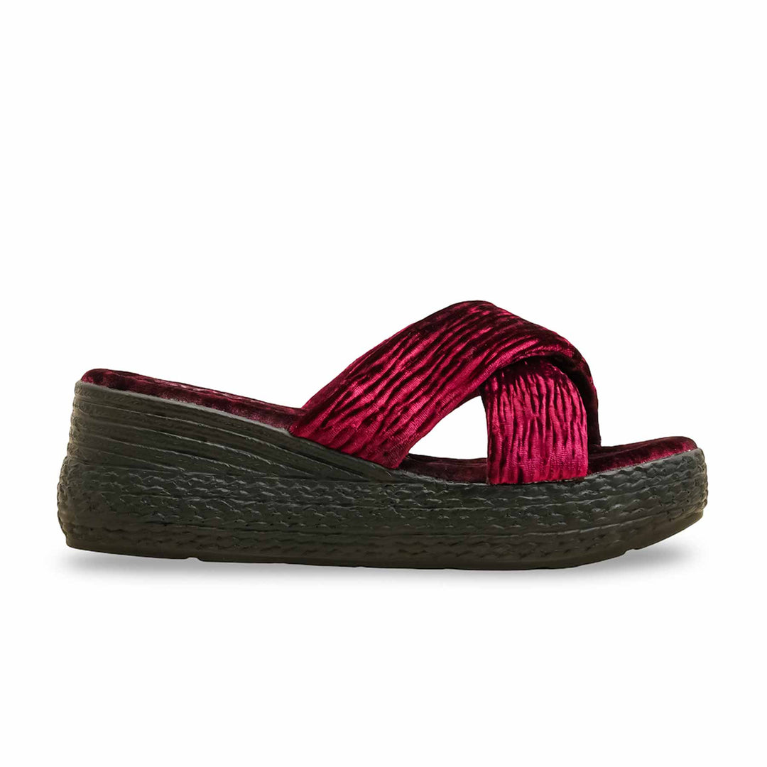 Maroon Formal Slipper PU0610