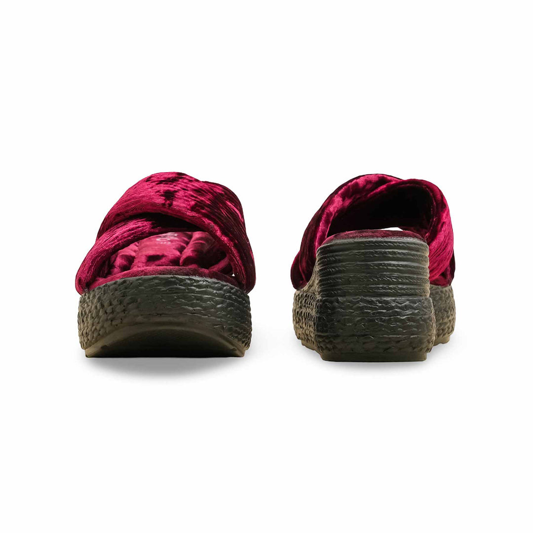 Maroon Formal Slipper PU0610