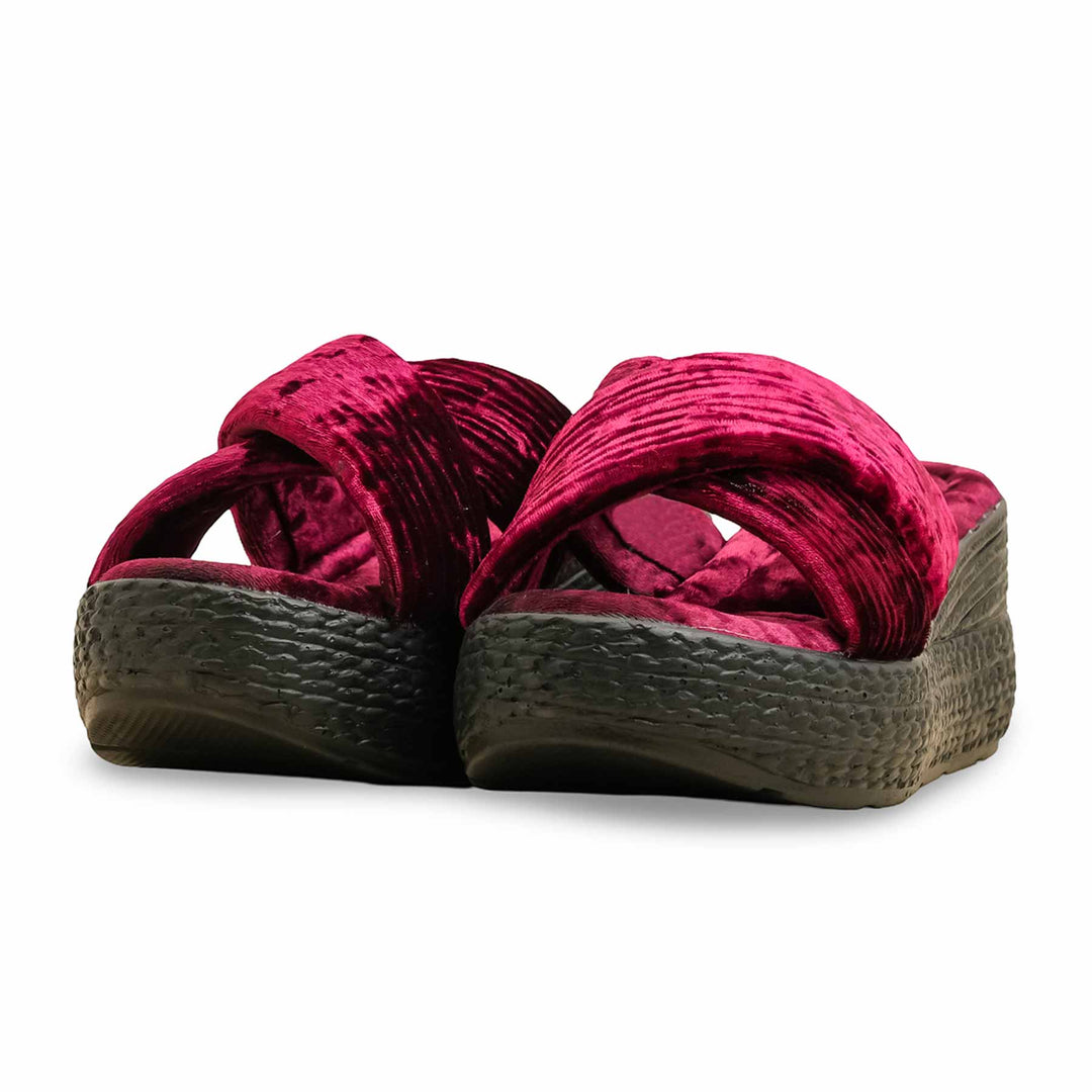 Maroon Formal Slipper PU0610