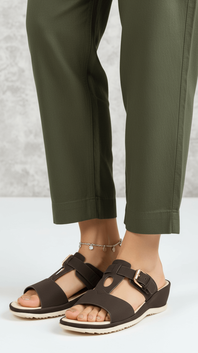Coffee Formal Slipper PU0611