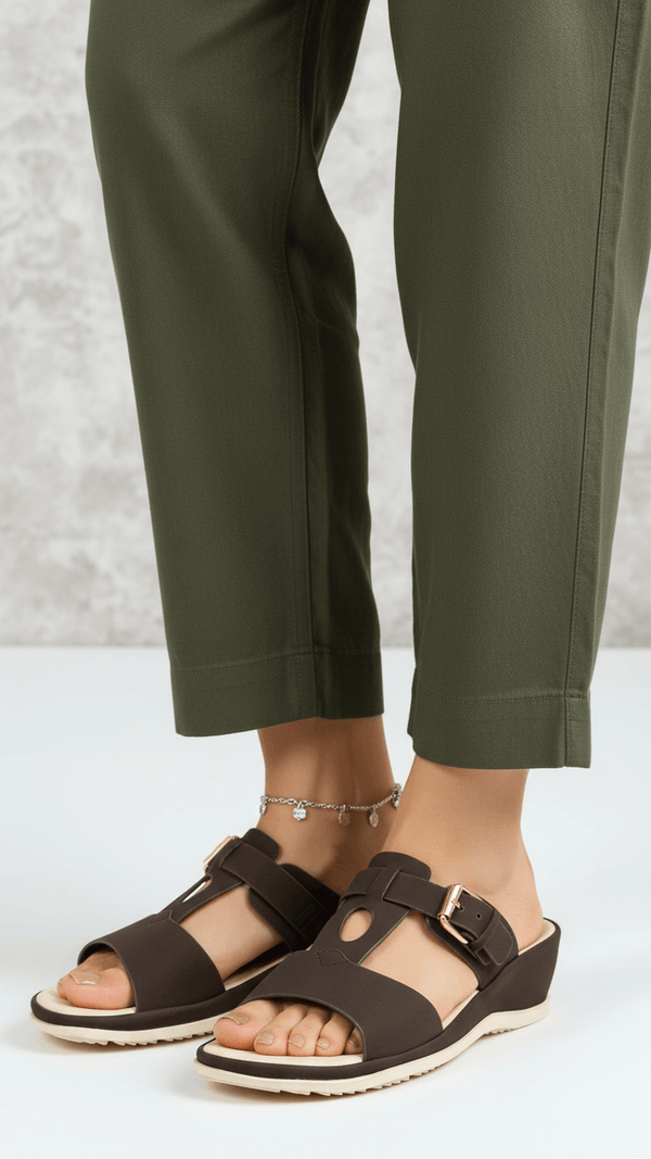 Coffee Formal Slipper PU0611