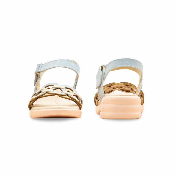 Sky Blue Formal Sandal For Ladies PU0612