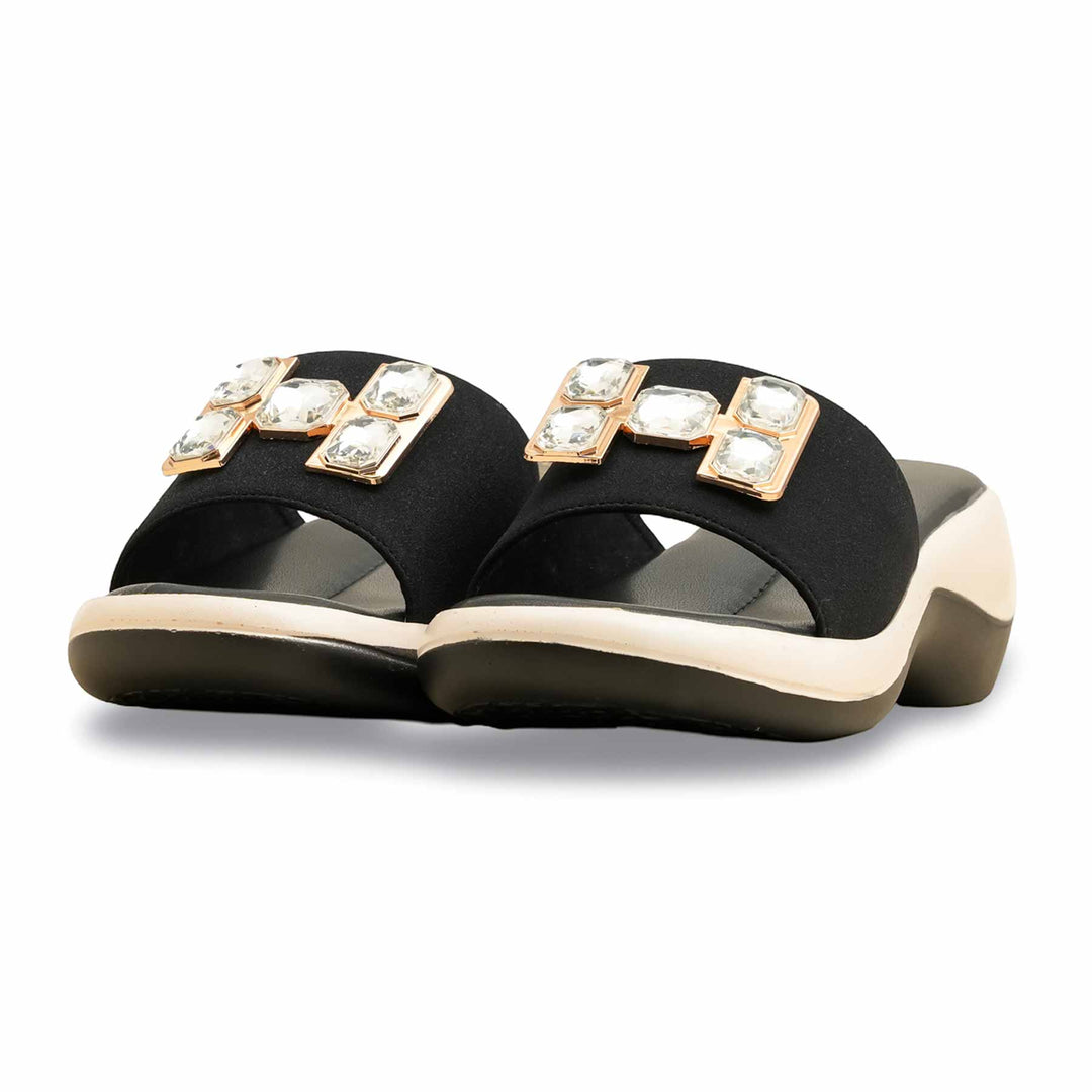 Black Formal Slipper PU0614