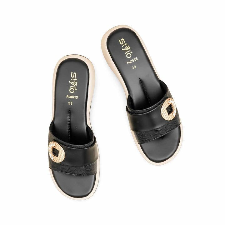 Black Formal Women Slipper PU0615