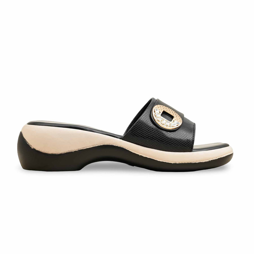 Black Formal Women Slipper PU0615