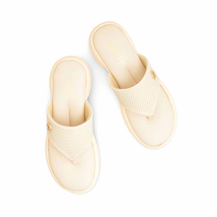 Beige Formal Chappal PU0616