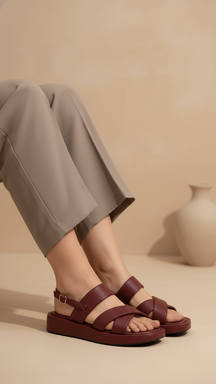 Maroon Formal Sandal PU0618