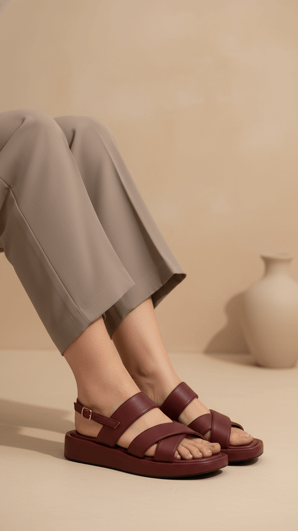 Maroon Formal Sandal PU0618