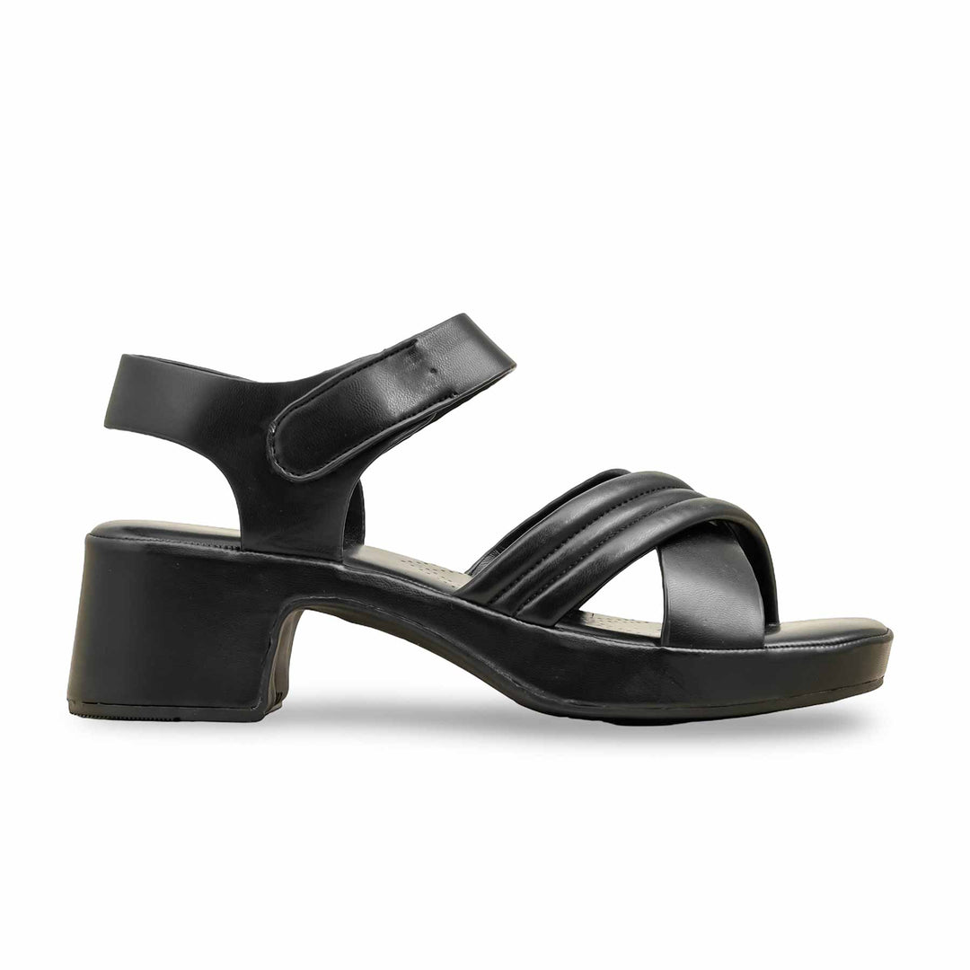 Black Formal Sandal For Women PU0623