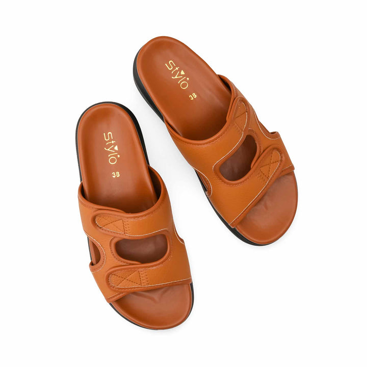 Tan Formal Women Slipper PU0626