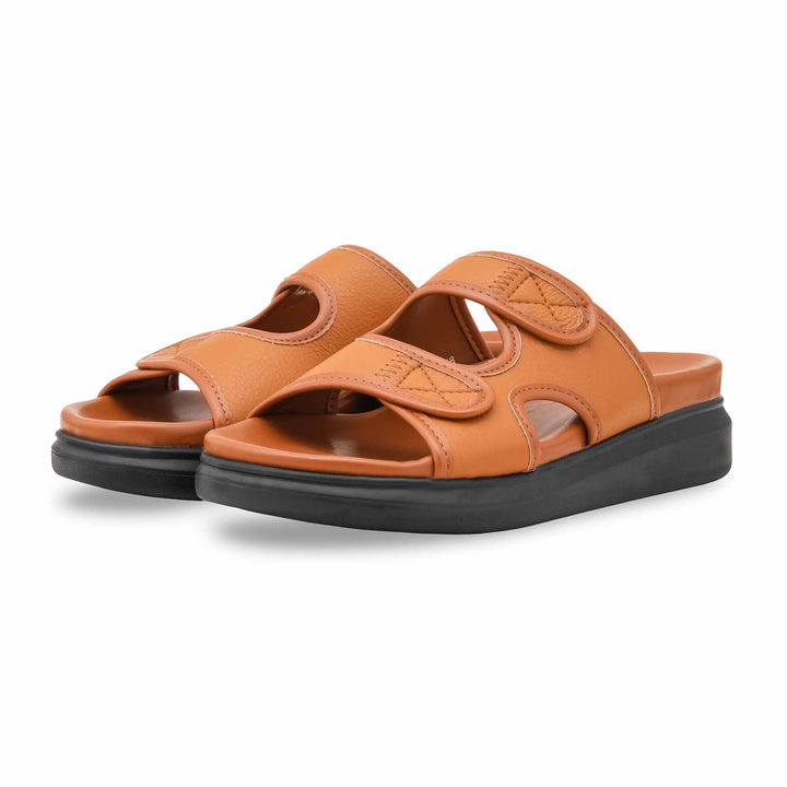 Tan Formal Women Slipper PU0626