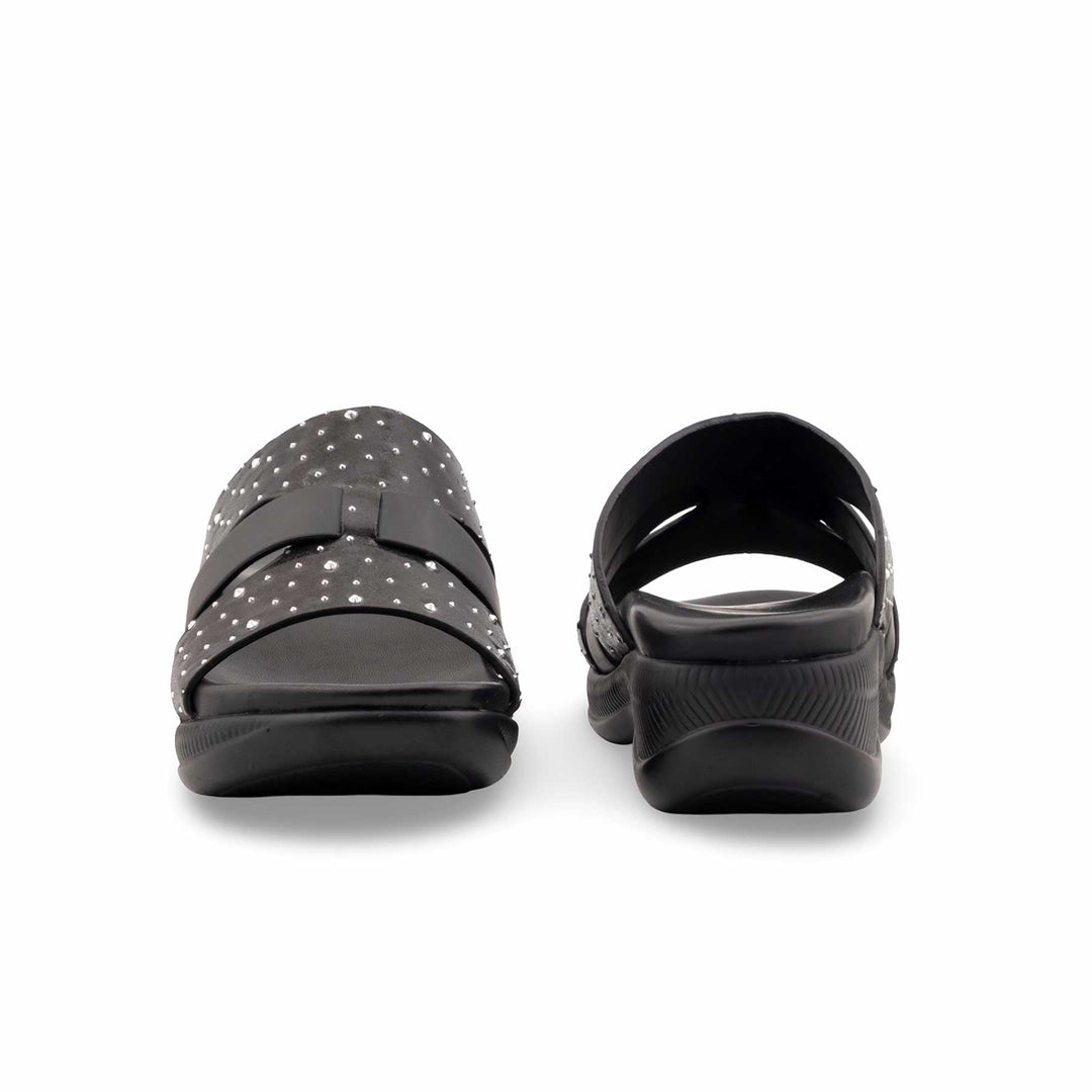 Black Formal Slipper For Women PU0627