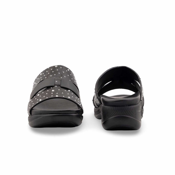 Black Formal Slipper For Women PU0627