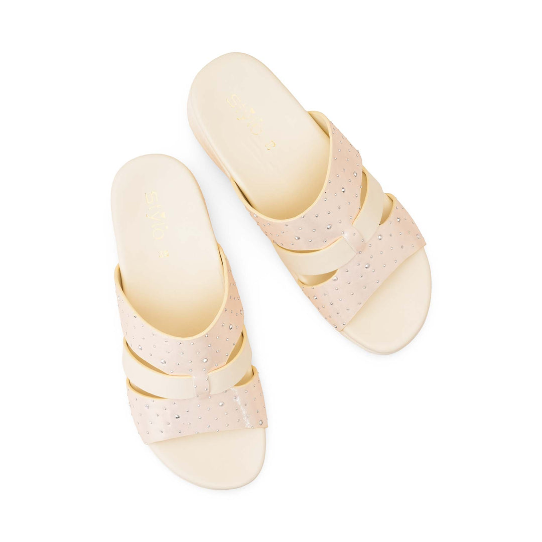 Cream Formal Women Slipper PU0627