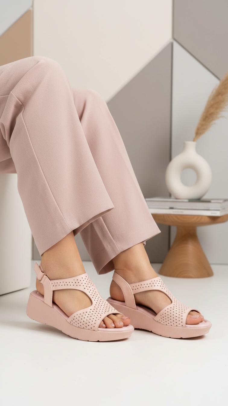 Pink Formal Sandal For Ladies PU0628