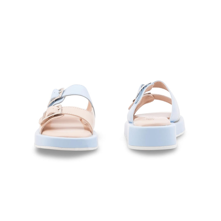 Sky Blue Formal Slipper For Ladies PU0634