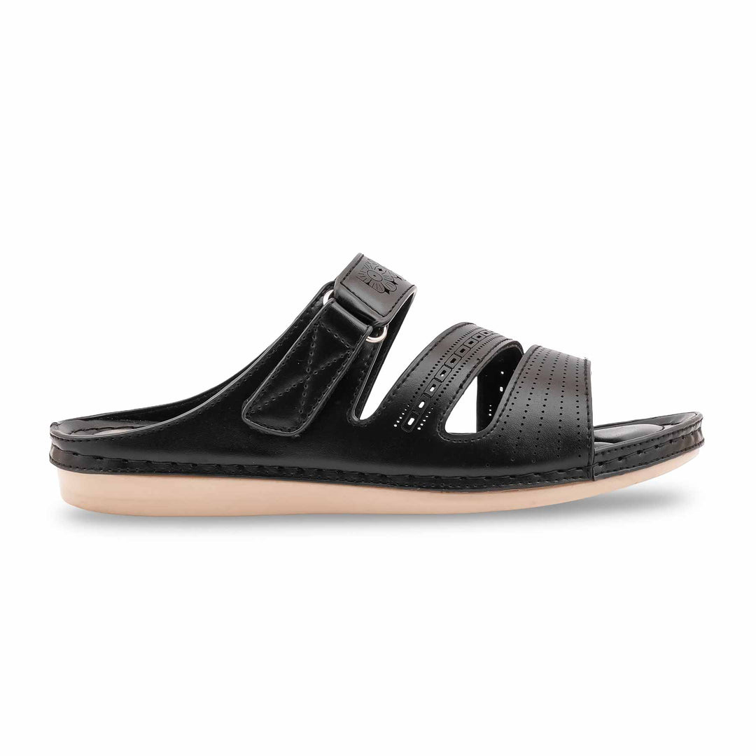 Black Formal Slipper For Women PU0652