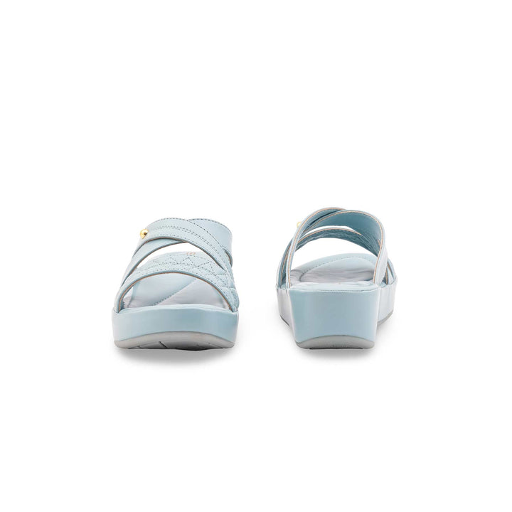 Silver Fancy Sandal For Women FN6291