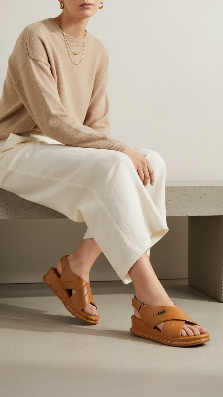 Mustard Formal Women Sandal PU0656